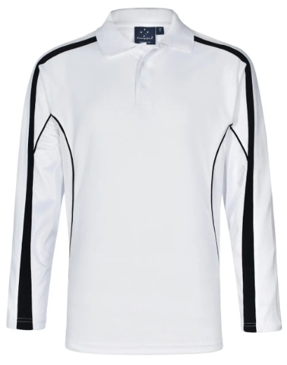 Picture of Winning Spirit, Mens TrueDry L/S Polo